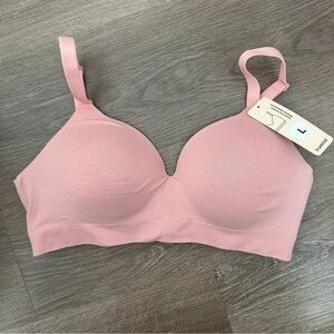 Truekind Wireless Shaping Bra Womens Large Pink